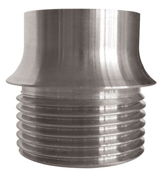 welded adapter as accessory for industrial cleaning systems