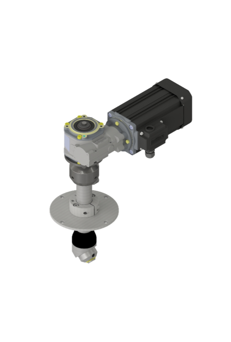 Mixer Washer – Behälterinnenreiniger mit Elektromotor für Beton- und Zementmischer
