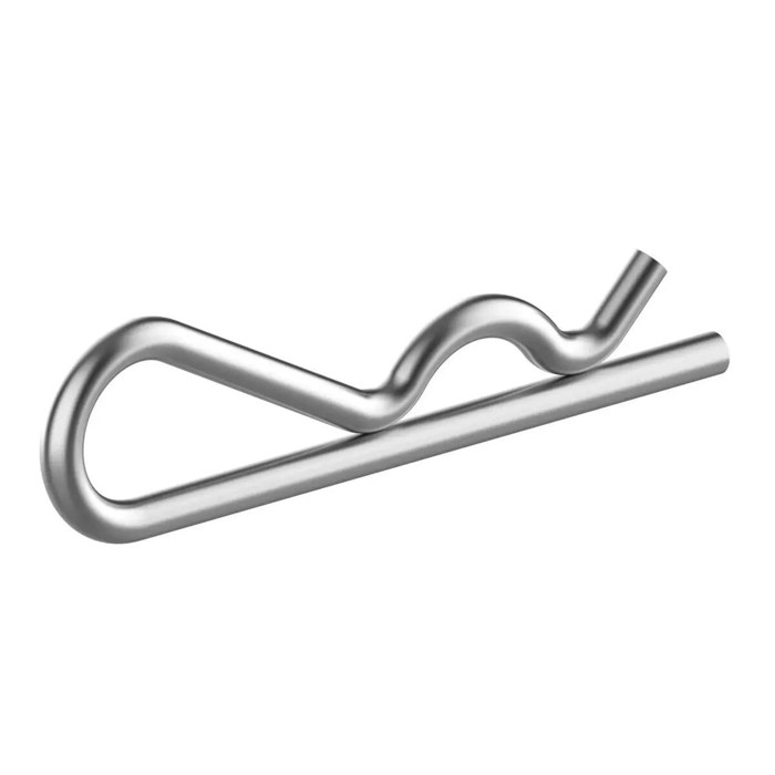 R-clip for spray balls with pin connection